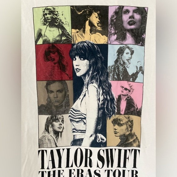 Authentic Taylor Smith Eras Tour TShirt Size Large Leg 1 of 2023 Tour - Picture 2 of 5